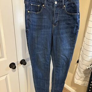 Seven7 Dark Blue Women's Skinny Jeans